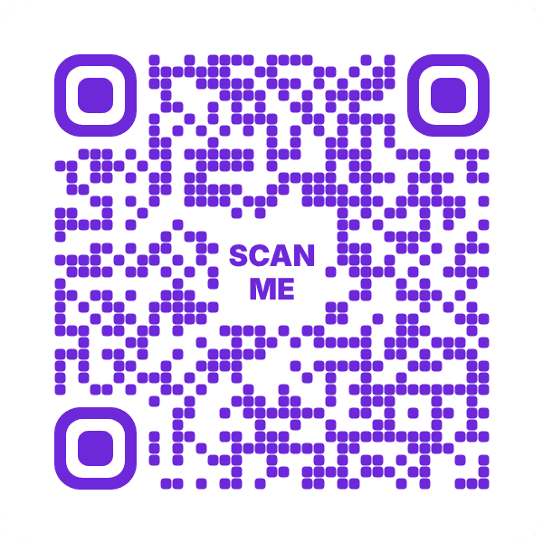 QR code style: Scan me