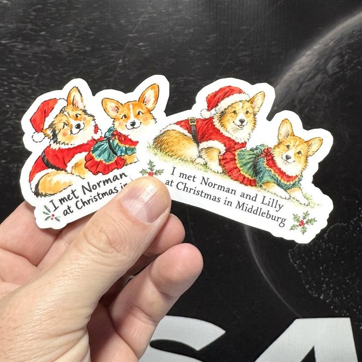 Christmas in Middleburg: Die-cut vinyl sticker