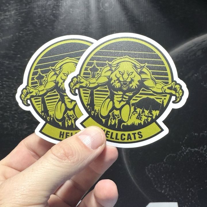 Hellcats: Die-cut vinyl sticker