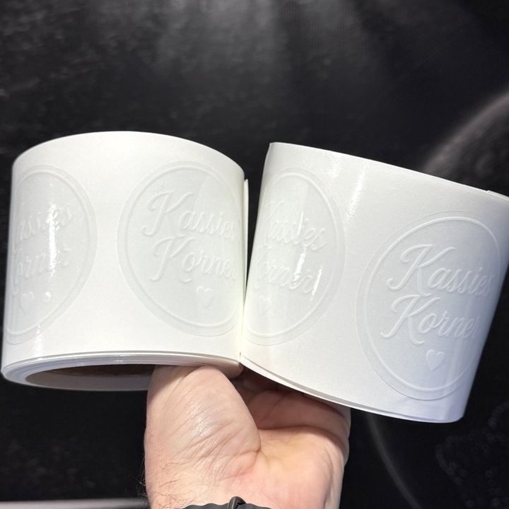 Kassie's Korner: Roll labels sticker
